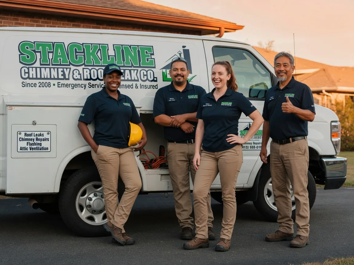 Chimney flashing repair company in Stover, MO